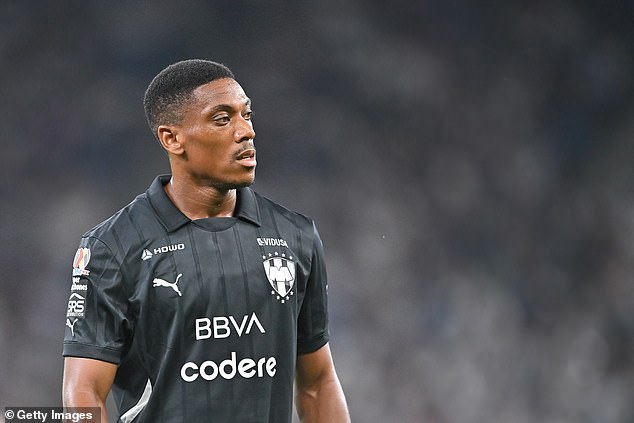Anthony Martial has struggled to adjust to life in Mexico since signing for Monterrey this summer