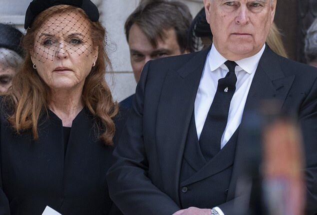 Prince Andrew and his ex-wife Sarah Ferguson (pictured in 2019) are holed up in their grace-and-favour Royal Lodge amid increased scrutiny over his friendship with Jeffrey Epstein. A leaked lease suggests they may not have paid rent on their home for 22 years