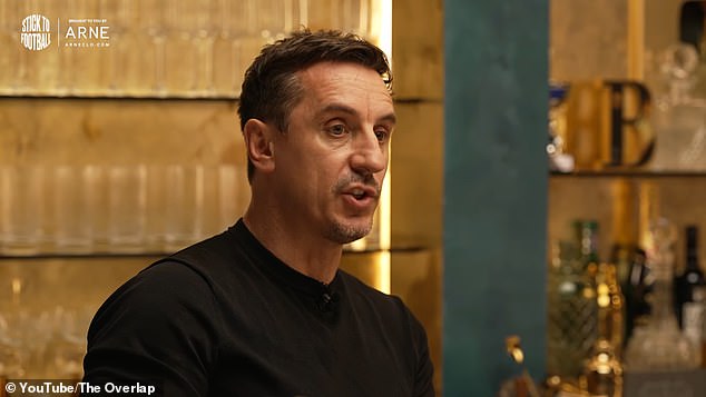 Man United legend Gary Neville has reignited his feud with Nottingham Forest owner Evangelos Marinakis