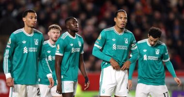 Liverpool slumped to their fourth consecutive Premier League defeat against Brentford