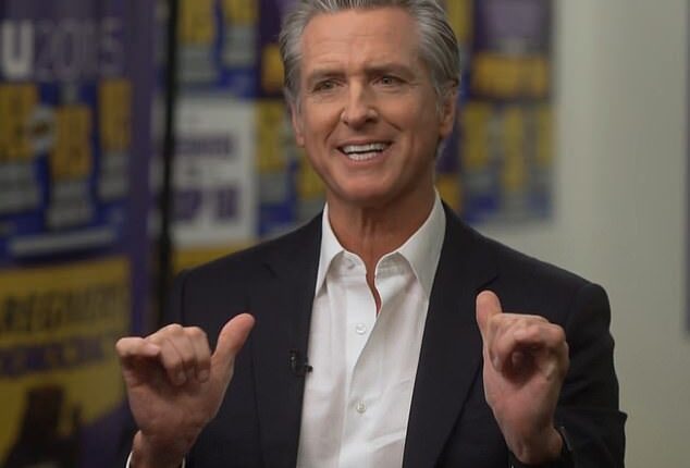 Newsom's comment is the clearest indication thus far that the firebrand Democrat, and staunch political enemy of the Trump administration, has his eyes on the Oval Office in 2028