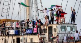 Gaza flotilla – live: Greta Thunberg’s aid vessel boarded by military, claim activists