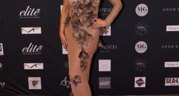 Geoffrey Edelsten's ex-wife Brynne Gordon (pictured) has made her spectacular red carpet return