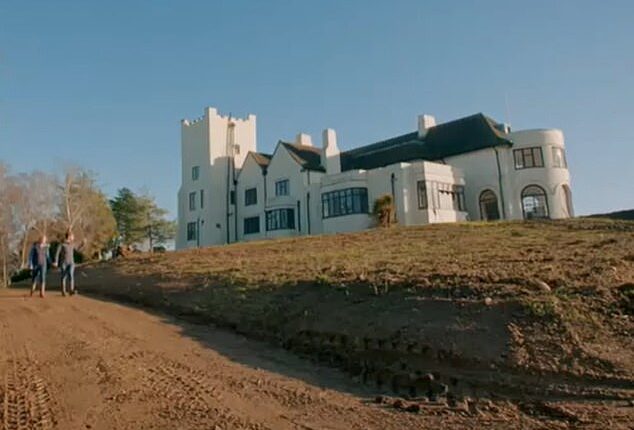A Grand Designs couple have left locals 'aghast' with their plans to knock down a converted 17th-century folly (pictured) and build a futuristic modern castle