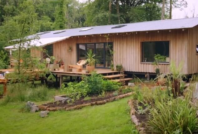 Marcus and Abi's finished completed home (pictured) was praised by Grand Designs host Kevin McCloud