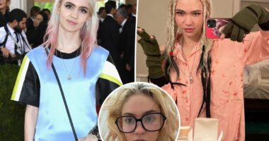 Grimes divides fans with 'novel' new face tattoo