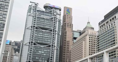 HSBC stock slumps after $14 billion bet on Hong Kong — at a hefty premium