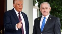 Trump and Netanyahu at the White House on Monday