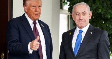 Trump and Netanyahu at the White House on Monday