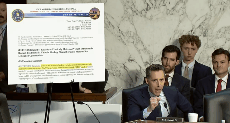 Hawley Schools Dems On Biden-Era DOJ Weaponization