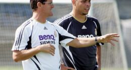 Fabio Capello (left) says Ronaldo (right) piled on the pounds and went partying all the time