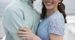 Kristen Hogan with her childhood sweetheart Nicholas Van Houten, a plumber whom she had two children with during an extramarital affair