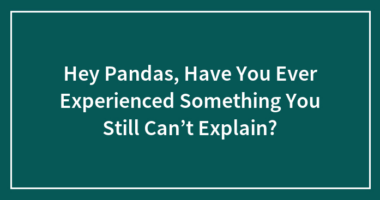 Hey Pandas, Have You Ever Experienced Something You Still Can’t Explain?
