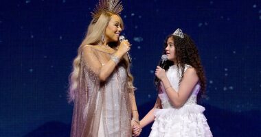 Mariah Carey' nepo baby daughter is reportedly set to follow in her mother's footsteps in the music industry (seen performing together in 2023)
