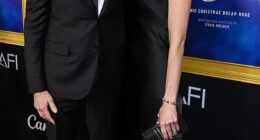 Hugh Jackman and Sutton Foster walked their first red carpet as a couple on Sunday night following his divorce from ex-wife Deborra-Lee Furness