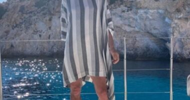 Lisa Hilton, pictured, says until her last visit to the small Cycladic island of Sifnos, she always loved travelling alone
