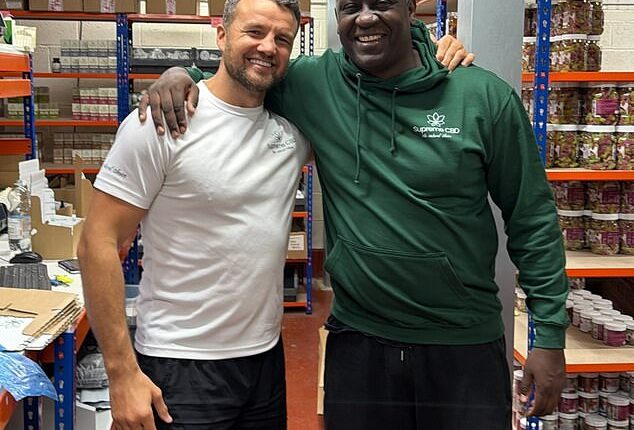 Former Liverpool and England striker Emile Heskey is one of the high-profile ex-footballers who Anthony Fowler has roped into promoting Supreme CBD