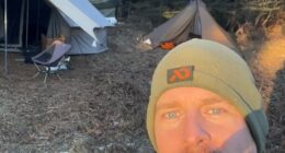 Almost two years ago, James Alofs, 39, ditched his life in Los Angeles and China for a 40-acre piece of land in the middle of the Canadian woods - and he hasn't looked back since