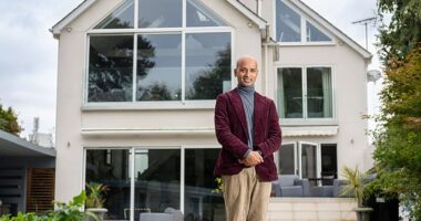 Rippon Ray (pictured), 44, left Hackney, London, and moved to Surrey's exclusive Weybridge in April last year - but things didn't go as smooth as expected