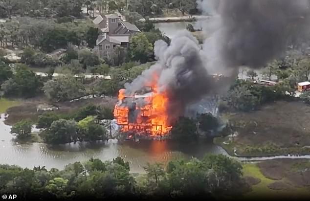 Circuit Court Judge Diane Goodstein¿s home in Edisto Beach burned to the ground over the weekend after being engulfed by a massive fire