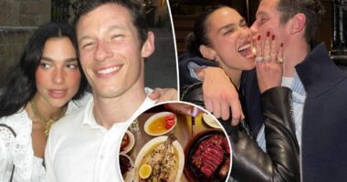 Inside Dua Lipa and fiancé Callum Turner's intimate NYC date night
