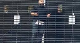 Jihad Al-Shamie, 35, was caught on camera armed with a knife trying to get into the synagogue moments before he was shot by armed police