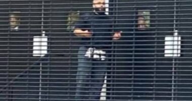 Jihad Al-Shamie, 35, was caught on camera armed with a knife trying to get into the synagogue moments before he was shot by armed police