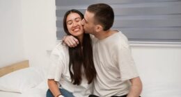 Rescued hostage Noa Argamani, pictured left, was tonight seen reunited with her sweetheart Avinatan Or, right