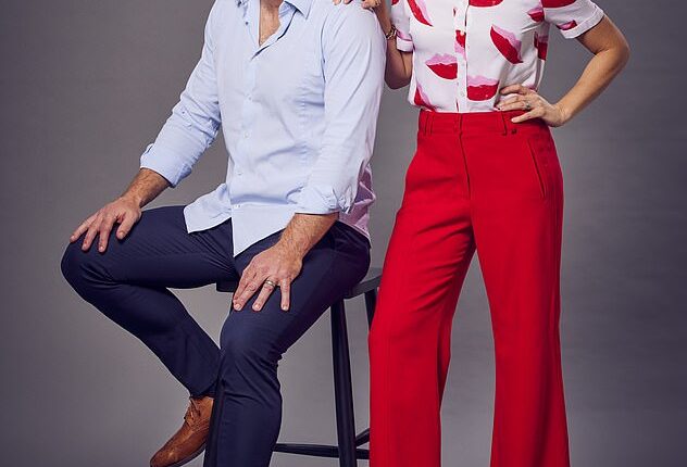 Steph Douglas, pictured with her husband, Doug, found her levels of desire not only fluctuated wildly during each trimester but also differed according to the pregnancy