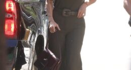 Ivanka Trump looked elegant in olive green as she stepped out on her 44th birthday