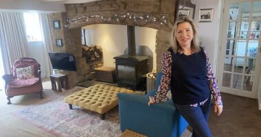 Georgina Fuller moved into the 18th-century property a few weeks before Christmas and remembers the shock of what felt like a big, draughty old cottage after her cosy two-bedroom London flat