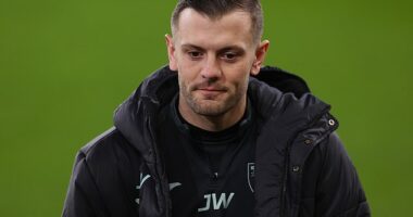 Jack Wilshere, 33, is on the verge of his first managerial job in senior football