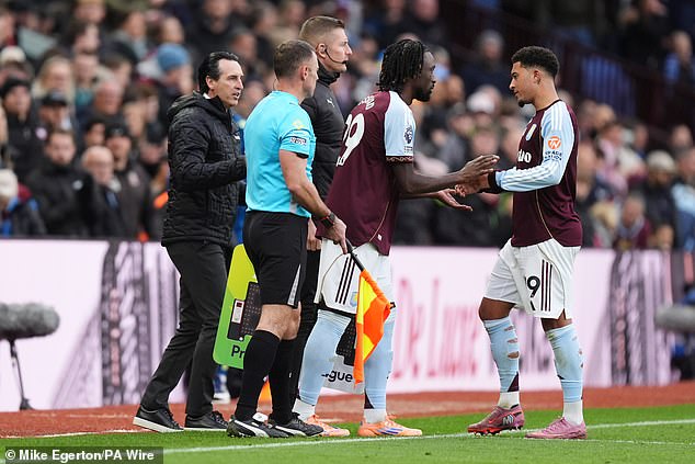 Jadon Sancho suffered a footballer's ultimate humiliation as he was subbed on and later hooked by Unai Emery