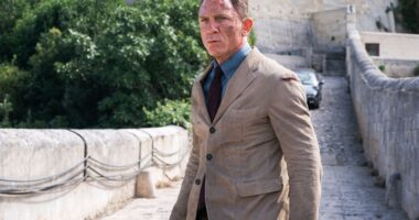 Daniel Craig as James Bond in No Time to Die