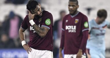 West Ham lost yet another London derby this season against Brentford on Monday evening