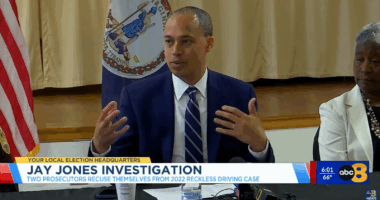 News segment on Jay Jones scandal.