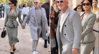 Jeff Bezos and Lauren Sánchez wear matching outfits at Paris Fashion Week