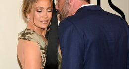 Jennifer Lopez, 56, and Ben Affleck, 53, were seen looking very cozy at the premiere of their new movie, Kiss Of The Spider Woman, in New York on Monday