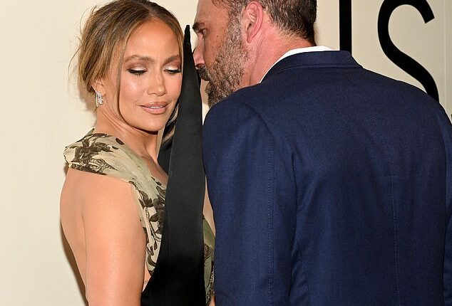 Jennifer Lopez, 56, and Ben Affleck, 53, were seen looking very cozy at the premiere of their new movie, Kiss Of The Spider Woman, in New York on Monday