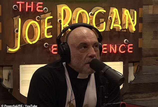 Joe Rogan (pictured) has once again torn into Donald Trump for his 'horrific' immigration crackdown, which the podcaster described as brutal and unjust
