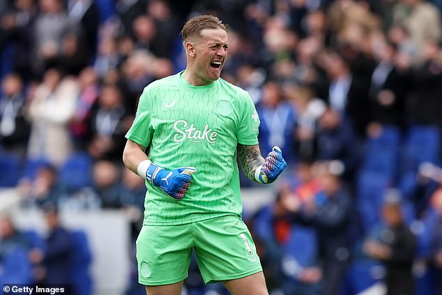 Goalkeeper Jordan Pickford has been in fine form for Everton over a number of seasons