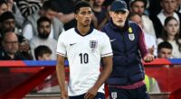 Jude Bellingham (left) has been dropped from the England squad this month by Thomas Tuchel