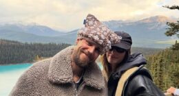 Justin and Hailey Bieber looked more in love than ever as they enjoyed a cozy lakeside escape surrounded by snow-dusted peaks and turquoise water