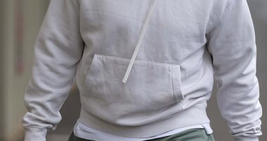 The personal trainer (pictured on Sunday), 38, is alleged to have committed the offences between June and October 2016 - in the middle of his marriage to the ex-glamour model, 47