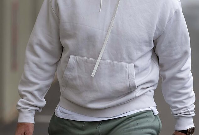 The personal trainer (pictured on Sunday), 38, is alleged to have committed the offences between June and October 2016 - in the middle of his marriage to the ex-glamour model, 47