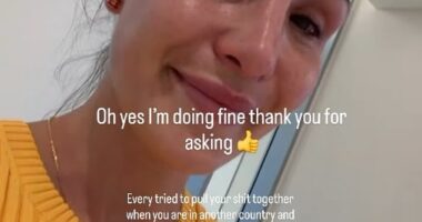 Kayla Itsines (pictured) has suffered a heartbreaking family tragedy