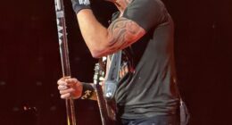 Keith Urban, 57, ditched his wedding band as he returned to the stage for the first time since his shock divorce from Nicole Kidman