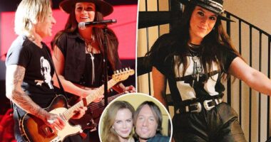 Keith Urban sang to guitarist Maggie Baugh in flirty onstage moment before changing Nicole Kidman-inspired lyrics