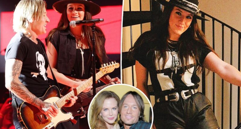Keith Urban sang to guitarist Maggie Baugh in flirty onstage moment before changing Nicole Kidman-inspired lyrics