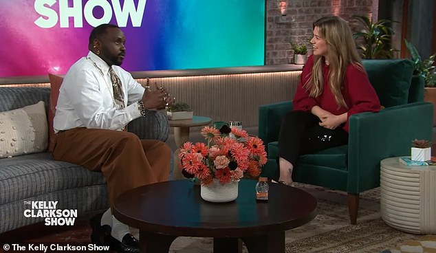 Clarkson shared the secret while interviewing actor Brian Tyree Henry , as he was explaining how well he got on with his Panic Carefully costar, Elizabeth Olsen, due to their joint obsession with Meghan
